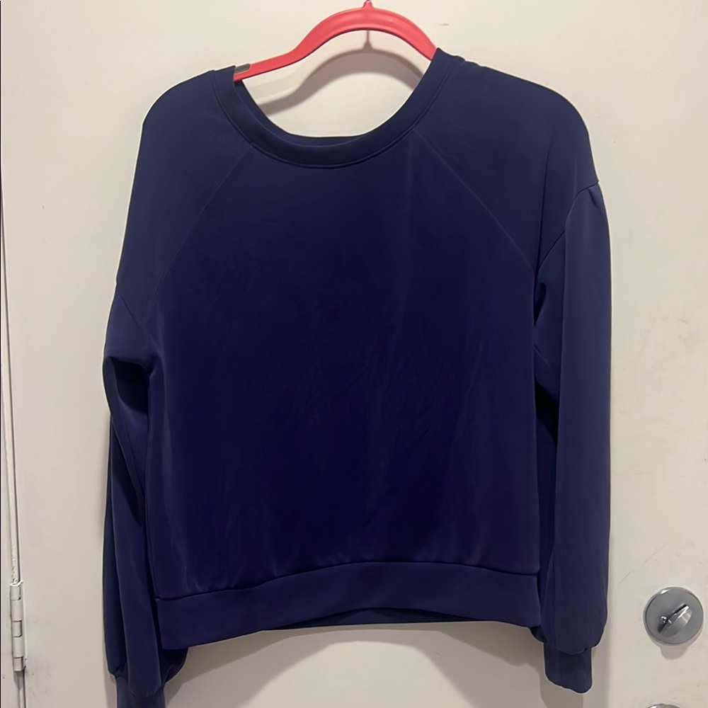 Thrive Societe Pleated Pullover in a beautiful purple color in  size Medium